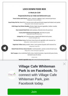 Village Cafe Whiteman Park – Win 1/2 Lock Down Food Boxes Share & Tag (prize valued at $240)