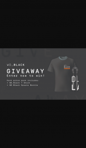 WD – Win a Wd_black T-Shirt and Sports Bottle