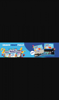 Welch’s Fruit Snacks – Win a Welch’s Fruit Snacks Prize Pack (prize valued at $200)