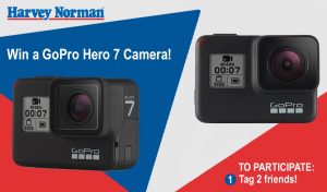 Harvey Norman AU – Win 1 of 5 GoPro Hero7 cameras