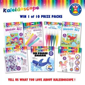 Just Kidding – Win 1 of 10 Kaleidoscope art & craft activity prize packs