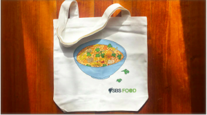 SBS Food – Win 1 of 15 Laksa Tote bags