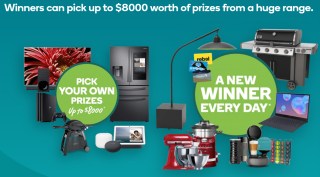 Woolworths – Big Night In 2020 – Win $8000 worth of prizes