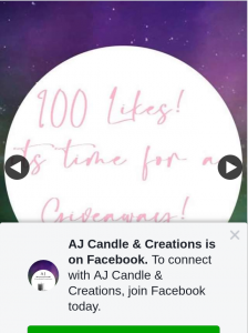 AJ Candle & Creations – Win a Candle Pack