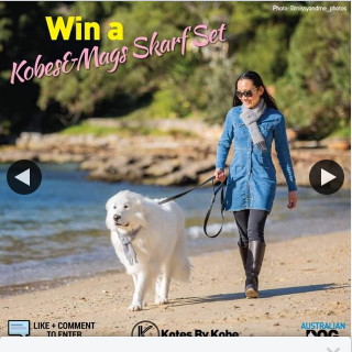 Australian Dog Lover – Win a Kobes&mags Matching Scarf Set (prize valued at $140)
