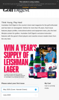 Australian Golf Digest – Win a Year’s Supply of Leishman Lager