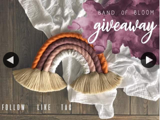 Band of Bloom – Win One of Our Standard Size Custom Rainbows
