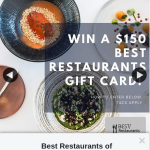 Best Restaurants of Australia – Win $150 Gift Card