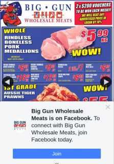 Big Gun Wholesale Meats Underwood – Win 1 of 2 X $200 Vouchers (prize valued at $400)