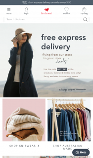 Birdsnest womens clothing – Win a $1000 Golden Ticket (prize valued at $1,000)
