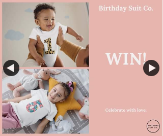 Birthday Suit Co – Win One of Our New Products