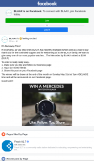 Blaax Watches – Win a Mercedes Watch (prize valued at $299)