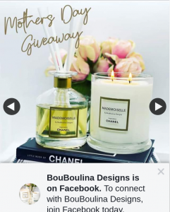 BouBoulina Designs – Win a Mademoiselle Gift Set 12pm (prize valued at $99)