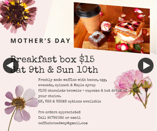 Caff on Broadway – Win Two Breakfast Boxes