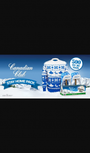 Canadian Club – Win 1 of 500. (prize valued at $136.95)