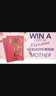 Channel 7 – Sunrise – Win a Copy of ‘mother’ From Renowned Author Marianne Vicelich