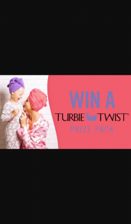 Channel 7 – Sunrise – Win a Turbie Twist Mother’s Day Prize Pack