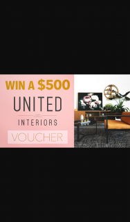 Channel 7 – Sunrise – Win $500 to Spend at United Interiors at In this Week’s Sunrise Family Newsletter