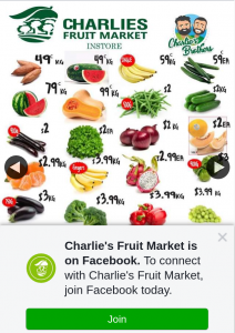 Charlie’s Fruit Market Everton Park – Win a $50 Voucher (prize valued at $50)