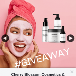Cherry Blossom Cosmetics & Beauty – Win a Natural Skincare Pack