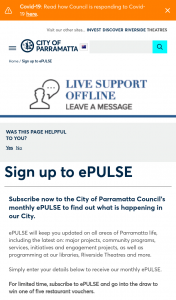 City of Parramatta – Win One of Five Restaurant Vouchers for Promoter’s Choice of Restaurant In The City of Parramatta Council Local Government Area (prize valued at $500)