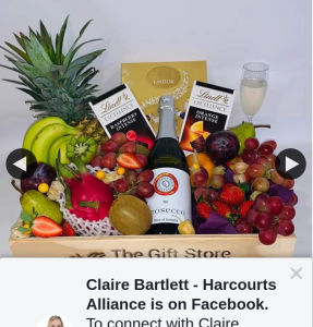 Claire Bartlett – Win a Deluxe Fruit and Chocolate Hamper With Sparkling Prosecco “ From @thegiftstorefruithampers