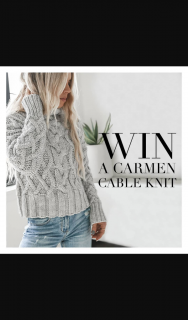 Decjuba Official – Win a Carmen Cable Knit..