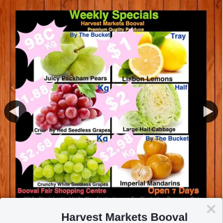 Harvest Markets Booval – Win a $50 Store Voucher