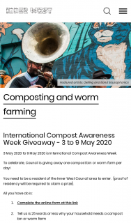 Inner West Council NSW residents – Win a Compost Bin Or Worm Farm Daily