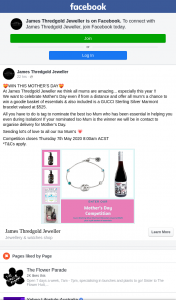 James Thredgold Jeweller – Win a Goodie Basket of Essentials & Also Included Is a Gucci Sterling Silver Marmont Bracelet Valued at $525. (prize valued at $525)