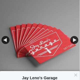 Jay Leno’s Garage Australia – Win One of Three $100 Jay Leno’s Garage Australia Gift Vouchers (prize valued at $300)
