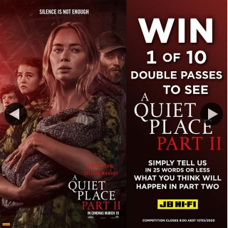 JB HiFi – Win 1 of 10 Double Passes When You Comment With What Your Predictions Are for this Next Chapter