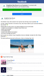 Kingfisher Bay Resort – Win a Mother’s Day Gift to Fraser Island