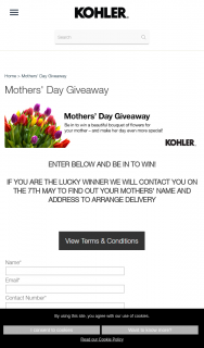 Kohler Australia – Win a Beautiful Bouquet of Flowers for Your Mother this #mothers’ Day