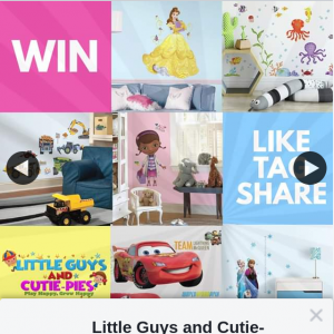 Little Guys and Cutie-pies – Win Your Choice of Wall Decal (prize valued at $118)