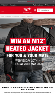 Milwaukee Tools Australia – Win an M12™ Heated Jacket for You and Your Mate