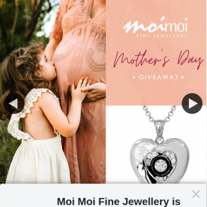 Moi Moi Fine Jewellery – Win this Beautiful Heart Pendant Worth $250 (prize valued at $250)