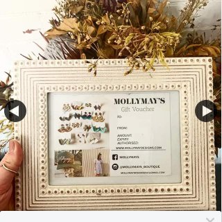Mollymay’s designs – Win Yourself and a Friend a $100 Gift Voucher Each ? (prize valued at $200)
