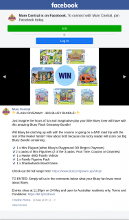 Mum Central – Moose toys – Win a Bluey Prize Pack