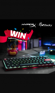 PC CaseGear – Win a Hyperx Ducky One 2 Mini Rgb Mechanical Keyboard (prize valued at $209)