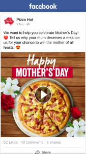 Pizza Hut – Win The Mother of All Feasts