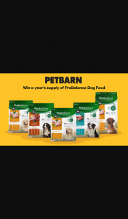 Plusrewards – Win a Year’s Supply of Probalance Dog Food for Your Furry Best Friend