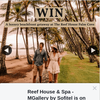 Reef House Palm Cove – Win a Luxury Beachfront Getaway