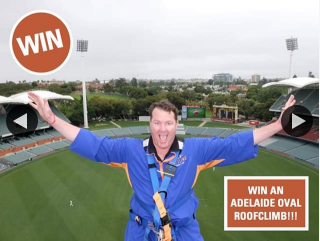 South Aussie With Cosi – Win an Adelaide Oval Roofclimb