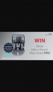 Tell Me Baby – Win a Maxi Guard Pro Valued at $599 (prize valued at $599)
