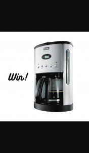 The Baby Vine – Win a Breville Aroma Style Coffee Maker Valued at $79 (prize valued at $79)