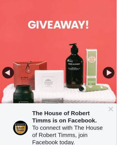 The House of Robert Timms – Win a Mother’s Day Pamper Pack