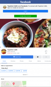 Topolini’s Cafe – Win $100 to Spend on Lunch Or Dinner on Mother’s Day