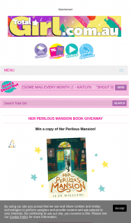Total Girl – Win a Copy of Her Perilous Mansion (prize valued at $510)