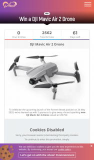 Travel with Bender – Win a Dji Mavic Air 2 Drone